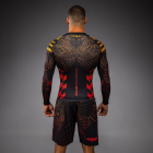 Рашгард - Venum Quetzal Fury Long Sleeve Rashguard - Black/Fury Red/ Tangerine​